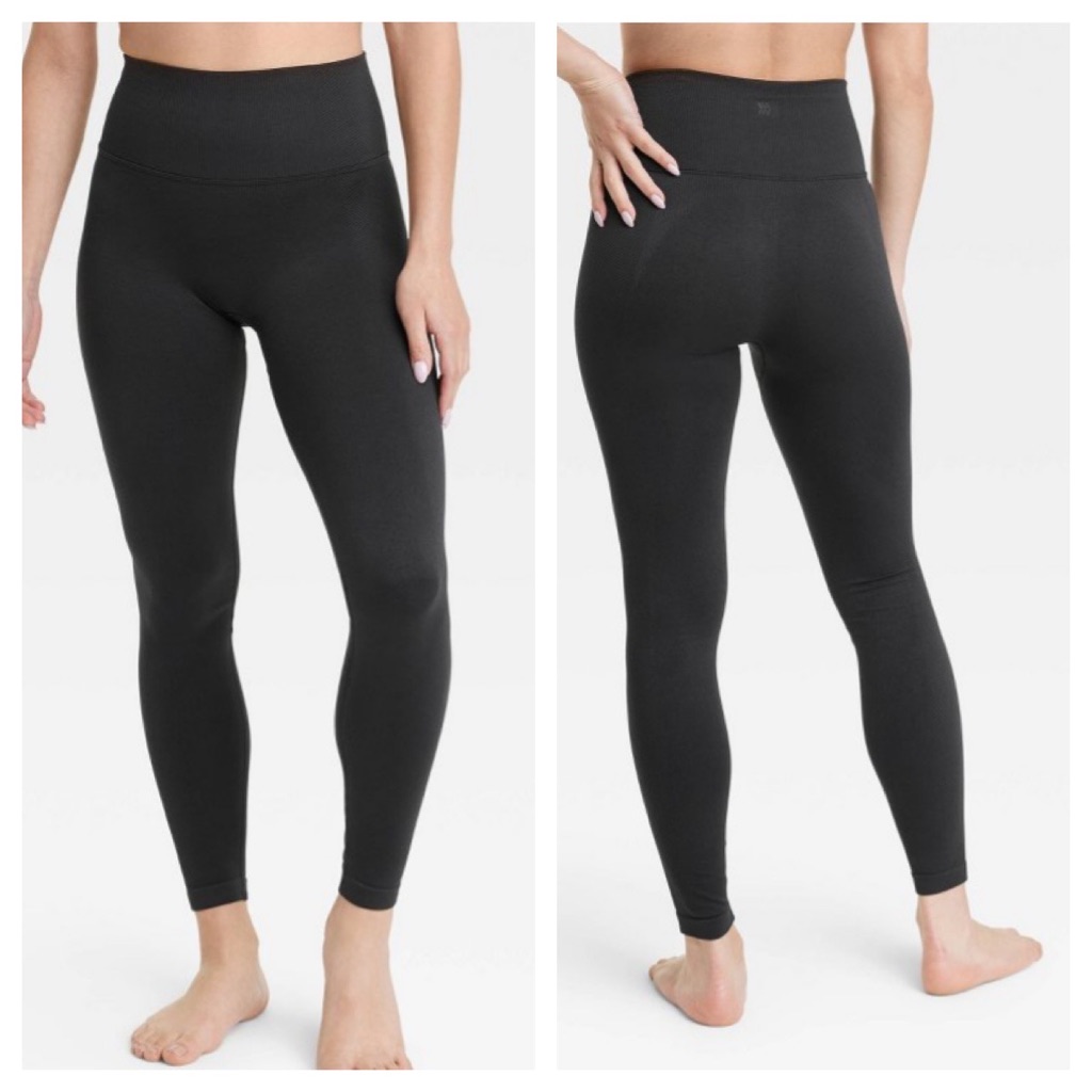 Women's Textured Seamless High-Rise Leggings - All In Motion Nwt